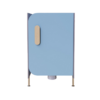 Гигиеническая кабинка из коллекции «НЕГА» (цвет голубой) - «globural.ru» - Рузаевка