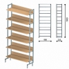  Стеллаж на металлокаркасе односторонний - «globural.ru» - Рузаевка