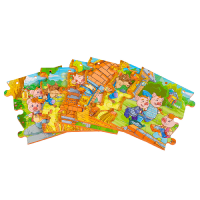 Пазлы Книжка "Три поросенка" - «globural.ru» - Рузаевка