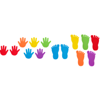 Набор следов "Отпечатки рук и ног" - «globural.ru» - Рузаевка