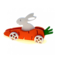 Каталка "Заяц Морковка"   - «globural.ru» - Рузаевка