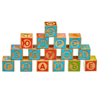 Кубики "Русский алфавит с тиснением" - «globural.ru» - Рузаевка