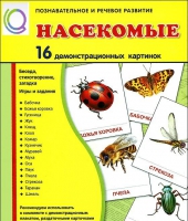 Демонстрационные карточки "Насекомые" - «globural.ru» - Рузаевка