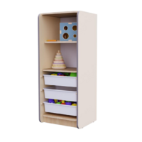 Открытый шкаф с ящиками из коллекции мебели «НЕГА» (цвет бежевый) - «globural.ru» - Рузаевка