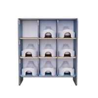 Детский стеллаж под горшки из коллекции «НЕГА» (голубой) - «globural.ru» - Рузаевка