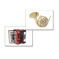 Дидактическое пособие "Музыкальные инструменты" (24 карточки, А4, ламинированное) - «globural.ru» - Рузаевка