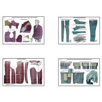 Плакаты ПРОФТЕХ "Изготовление мужских костюмов" (25 пл, винил, 70х100) - «globural.ru» - Рузаевка