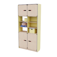 Рабочий стеллаж для воспитателя из коллекции «НЕГА» (цвет желтый) - «globural.ru» - Рузаевка