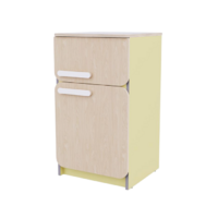 Холодильник из коллекции «НЕГА» (желтый) - «globural.ru» - Рузаевка