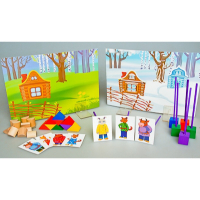 Игровой набор Фребеля "Заюшкина избушка" (серия "Сказочный мир". Выпуск 1) - «globural.ru» - Рузаевка