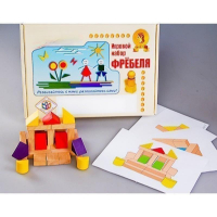 Игровой набор Фребеля "Конструктор деревянный без соединений-4" (Серия "Эксперимент") - «globural.ru» - Рузаевка