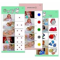 Комплект карточек (10) "Обучающий калейдоскоп для ДО. Познание. Мой день" - «globural.ru» - Рузаевка