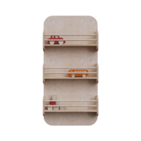 Настенная полка с тремя уровнями из коллекции «НЕГА» - «globural.ru» - Рузаевка