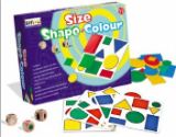 Игра развивающая геометрическая "Форма, размер, цвет" - «globural.ru» - Рузаевка