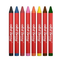 Мелки восковые 8 цветов - «globural.ru» - Рузаевка