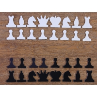 Набор магнитных фигур для демонстрационных шахмат - «globural.ru» - Рузаевка
