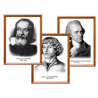 Портреты выдающихся астрономов, комплект 5 шт - «globural.ru» - Рузаевка