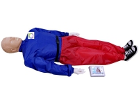 Тренажер-манекен взрослого пострадавшего "Александр-04" для отработки приемов сердечно-легочной реанимации (голова, туловище, конечности) с контроллером - «globural.ru» - Рузаевка