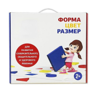 Подвижная развивающая игра "Форма, цвет, размер" - «globural.ru» - Рузаевка