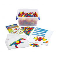 Мозаика "Геометрические фигуры". Набор для класса - «globural.ru» - Рузаевка