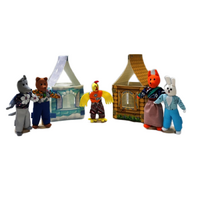 Набор шагающих кукол к сказке "Заюшкина избушка" - «globural.ru» - Рузаевка