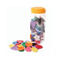 Игра на сенсомоторное развитие "Большие цветные пуговицы" - «globural.ru» - Рузаевка