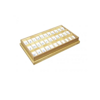 Английский алфавит на пластиковых табличках. Синий. Прописные буквы. 20/20 штук. - «globural.ru» - Рузаевка