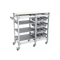 Тележка 2-х секционная для учебных наборов и цифровых лабораторных комплексов SenseDisc - «globural.ru» - Рузаевка