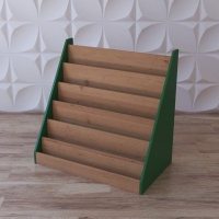 Стеллаж-витрина для книг "Познавательная горка" - «globural.ru» - Рузаевка