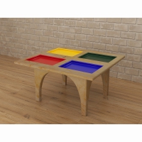 Игровой стол для занятий сенсорной интеграцией 4 цвета - «globural.ru» - Рузаевка