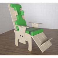 Стул для ребенка с ОВЗ с регулируемой подножкой «Адаптация» №1 - «globural.ru» - Рузаевка