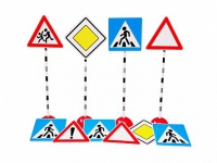 Комплект стоек "Дорожные знаки №2" - «globural.ru» - Рузаевка