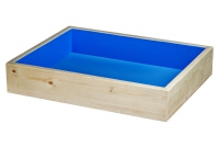 Юнгианская песочница 40*50 для песка и влажного песка + 5 кг песка в комплекте с крышкой - «globural.ru» - Рузаевка