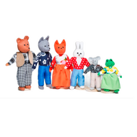 Набор шагающих кукол к сказке "Теремок" - «globural.ru» - Рузаевка