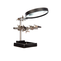 Держатель третья рука с лупой - «globural.ru» - Рузаевка