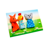 Набор пальчиковых кукол к сказке "Кот, Петух и Лиса" - «globural.ru» - Рузаевка