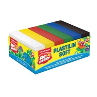 Пластилин мягкий Artberry 6 цветов/300 г, картонный поддон - «globural.ru» - Рузаевка