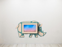 «Носорог» - Декоративная сенсорная панель 32" - «globural.ru» - Рузаевка