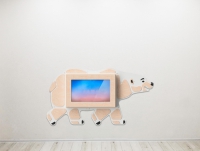 «Медведь» -Декоративная сенсорная панель 32" - «globural.ru» - Рузаевка