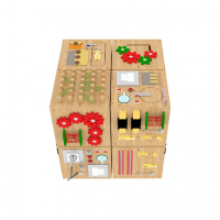 Набор кубиков-бизибордов «Мои друзья» - «globural.ru» - Рузаевка