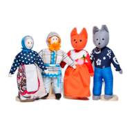 Набор шагающих кукол к сказке "Волк и лиса" - «globural.ru» - Рузаевка