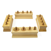 Блоки с цилиндрами-вкладышами для малышей - 4 штуки - «globural.ru» - Рузаевка