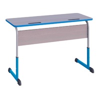 Парта двухместная Smarty Key с полиуретановой кромкой регулируемая по высоте - «globural.ru» - Рузаевка
