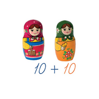 Счетный материал на магнитах "Матрешки". - «globural.ru» - Рузаевка