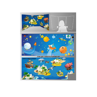 Стенд для сюжетно-ролевых игр 2-х сторонний (пиратские острова, космос) - «globural.ru» - Рузаевка