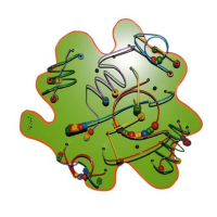 Игровая система "Орнамент с бусинами" (настенная) - «globural.ru» - Рузаевка