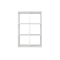 Стеллаж 6 секций цвет белый - «globural.ru» - Рузаевка