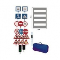 Набор знаков дорожного движения в чемодане (20 штук.) - «globural.ru» - Рузаевка