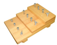 Настольный тренажер "Панель настольная с винтами". - «globural.ru» - Рузаевка