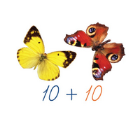 Счетный материал на магнитах "Бабочки-2". - «globural.ru» - Рузаевка